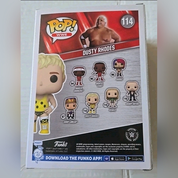 Funko Pop! WWE #114 Dusty Rhodes Vinyl Figure - Picture 3 of 7